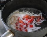 すぐできる！トマトと玉ねぎ卵の中華スープ作り方3写真