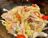 鶏肉と春野菜のソース炒め作り方3写真