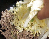 白菜と豚挽のとろ～りあんかけ煮作り方2写真