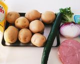 旬!新じゃがのバジル ポテトサラダ作り方1写真