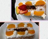 ロールケーキをフルーツデコしてみました♡作り方5写真