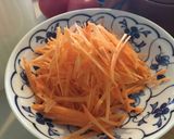 にんじんとその葉のナムル作り方1写真