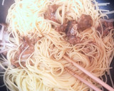 いわしの蒲焼缶で作る♪和風味噌パスタ作り方4写真