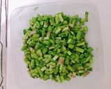 にんにくの芽をアレンジ！オムレツ　お弁当作り方1写真