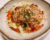 さつま揚げのお好み焼き風作り方3写真