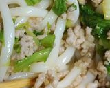 リカちゃん♡ピリ辛!!ひき肉レタスうどん作り方19写真