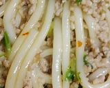 リカちゃん♡ピリ辛!!ひき肉レタスうどん作り方22写真