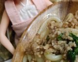 リカちゃん♡ピリ辛!!ひき肉レタスうどん作り方26写真