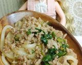 リカちゃん♡ピリ辛!!ひき肉レタスうどん作り方27写真