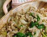 リカちゃん♡ピリ辛!!ひき肉レタスうどん作り方31写真