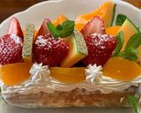 ロールケーキをフルーツデコしてみました♡作り方6写真