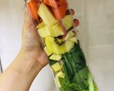 美肌　腸活　朝/夜スムージー作り方2写真