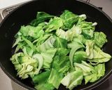 オイマヨで!とろ卵豚春キャベツ作り方4写真