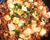 ピリ辛麻婆豆腐のカレートッピング作り方3写真
