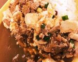 ピリ辛麻婆豆腐のカレートッピング作り方4写真