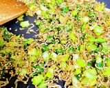 具材多め＊小松菜ジャコ炒飯作り方4写真