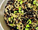 セブン再現⭐︎6種具材の豆腐とひじきの煮物作り方9写真