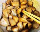 かつお粉で風味たっぷりこんにゃく煮作り方5写真