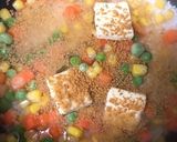 ミックスベジタブルのバターライス作り方1写真