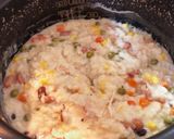 【炊飯器x減量飯】チキンミルクリゾット沼作り方7写真