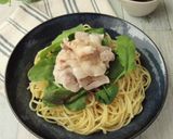 梅しそ冷しゃぶパスタ作り方5写真
