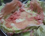 キャベツと豚肉の美味蒸し作り方2写真