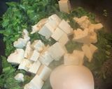 ♡農家直伝♡大根の葉っぱ豆腐そぼろ作り方3写真
