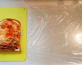息子部活前後！軽食焼そばロールサンド❾♪作り方4写真