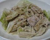 キャベツと豚肉の美味蒸し作り方7写真
