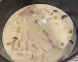 朝食に♪カルボナーラ風スープ作り方5写真