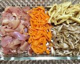 鶏ごぼうご飯作り方2写真