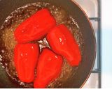 箸が止まらない◉赤ピーマンの肉詰め作り方5写真