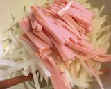 大根とハムのからしマヨネーズサラダ作り方4写真