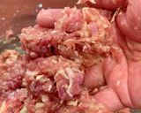 わっ!肉汁が噴水!荒挽きポークハンバーグ作り方7写真