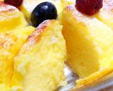 チーズ蒸しパン(ケーキ)のパンプディング作り方6写真