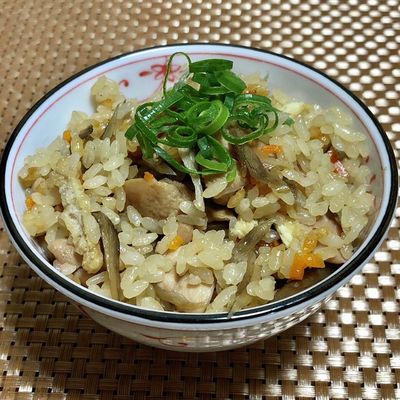 鶏ごぼうご飯 by ふんにゃん 【クックパッド】 簡単おいしいみんなの