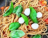 夏パスタトマトモッツァレラチーズのパスタ作り方5写真