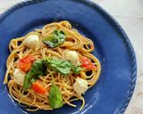 夏パスタトマトモッツァレラチーズのパスタ作り方6写真
