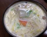 色々野菜のほっこりミルクスープ☆作り方4写真