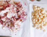 <基本の>新にんにくのオイル漬け作り方1写真
