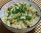 刻み昆布とあさりの炊き込みご飯作り方4写真