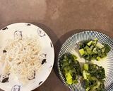 小松菜としらすのごま油炒め作り方1写真