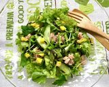 ツナ・コーンと塩昆布のグリーンサラダ作り方9写真