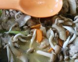 親子丼　ダシは干し椎茸で作り方6写真