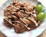 豚こま肉の焼肉のたれ炒めにマヨがけ作り方3写真