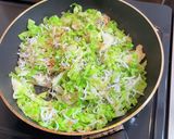しらすキャベツ炒めと塩昆布キャベツ作り方4写真