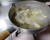 淡竹(タケノコ)の味噌汁作り方8写真