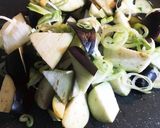 レンジ時短♫大根となすの肉味噌炒め作り方1写真