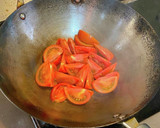 西紅柿炒鶏蛋(トマトと玉子の中華炒め)作り方3写真