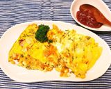 たっぷり ガッツリな美味しいオムレツ作り方6写真